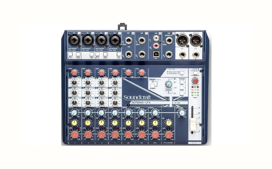 Soundcraft Notepad-12FX helipult